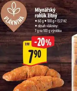 Albert Mlynářský rohlík žitný nabídka