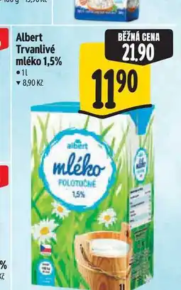 Albert Albert Trvanlivé mléko nabídka