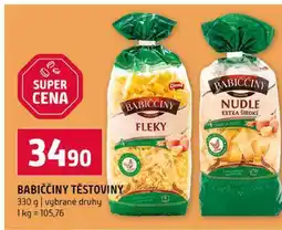 Terno BABIČČINY TĚSTOVINY 330 g vybrané druhy nabídka