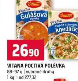 Terno VITANA POCTIVÁ POLÉVKA 88-97 g vybrané druhy nabídka