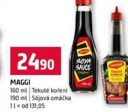 Terno MAGGI 160 ml Tekuté koření 190 ml Sójová omáčka nabídka