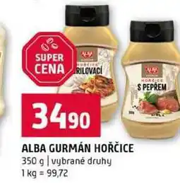Terno ALBA GURMÁN HOŘČICE 350 g vybrané druhy nabídka