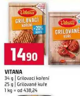 Terno VITANA 34 g Grilovací koření 25 g Grilované kuře nabídka