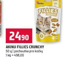 Terno AKINU FILLIES CRUNCHY 50 g pochoutka pro kočky nabídka