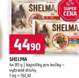 Terno SHELMA 4x 85 g kapsičky pro kočky vybrané druhy nabídka