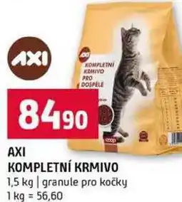Terno AXI KOMPLETNI KRMIVO 1,5 kg granule pro kočky nabídka