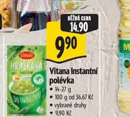 Albert Vitana Instantní polévka nabídka