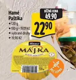 Albert Hamé Paštika nabídka