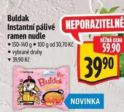 Albert Buldak Instantní pálivé ramen nudle nabídka