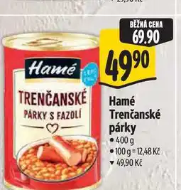 Albert Hamé Trenčanské jemné párky s fazolí nabídka