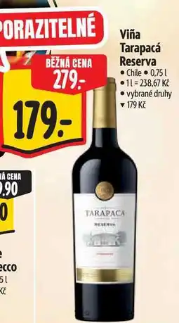 Albert Viña Tarapacá Reserva nabídka