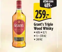 Albert Grant's Triple Wood Whisky 40% 0,71 nabídka