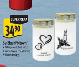 Albert Svíčka hřbitovní nabídka
