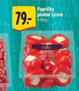 Albert Papričky plněné sýrem nabídka