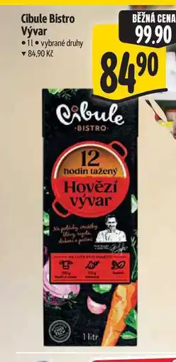 Albert Cibule Bistro Vývar nabídka