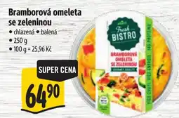 Albert Fresh Bistro bramborová omeleta se zeleninou nabídka