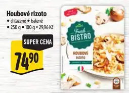 Albert Fresh Bistro Houbové rizoto nabídka
