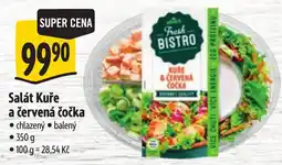 Albert Fresh Bistro Salát Kuře a červená čočka nabídka