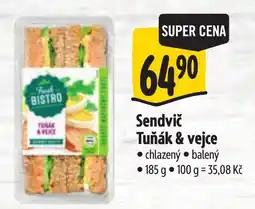 Albert Fresh Bistro Sendvič Tuňák & vejce nabídka