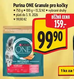 Albert Purina One granule pro kočky nabídka