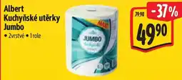 Albert Albert kuchyňské utěrky jumbo nabídka
