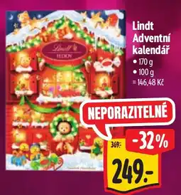 Albert Lindt adventní kalendář nabídka