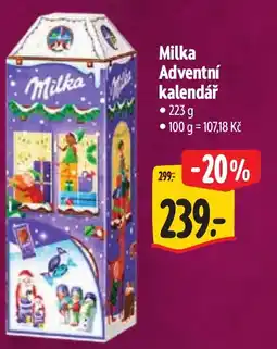 Albert Milka adventní kalendář nabídka