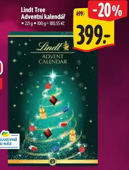 Albert Lindt Tree Adventní kalendář nabídka