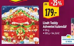 Albert Lindt Teddy Adventní kalendář nabídka