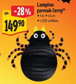 Albert Lampion pavouk černý nabídka