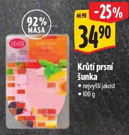 Albert Leaco krůtí prsní šunka nabídka