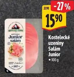 Albert Kostelecké uzeniny Salám Junior nabídka