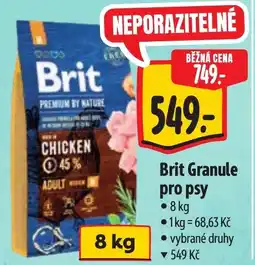 Albert Brit Granule pro psy nabídka