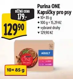 Albert Purina ONE Kapsičky pro psy nabídka