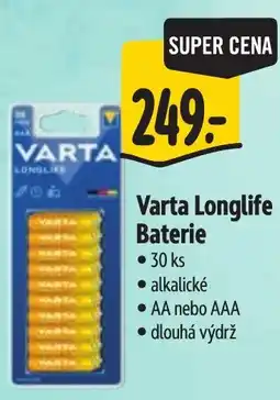 Albert Varta Longlife Baterie nabídka