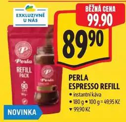 Albert Perla espresso refill nabídka