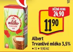 Albert Albert Trvanlivé mléko 3,5% nabídka