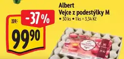Albert Albert vejce z podestýlky M nabídka