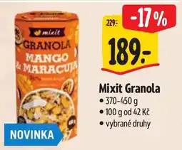 Albert Mixit Granola nabídka