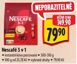 Albert Nescafé 3 v 1 nabídka