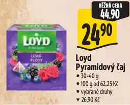 Albert Loyd pyramidový čaj nabídka