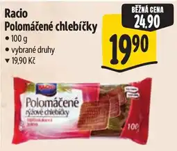 Albert Racio polomáčené rýžové chlebíčky nabídka