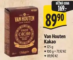 Albert Van Houten Kakao nabídka