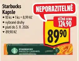 Albert Starbucks kapsle nabídka