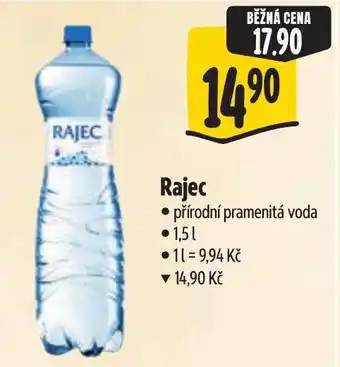 Albert Rajec přírodní pramenitá voda nabídka