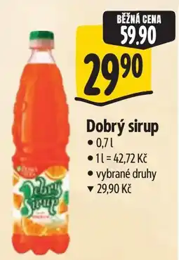 Albert Dobrý sirup nabídka
