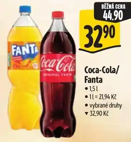 Albert Coca-Cola/Fanta nabídka