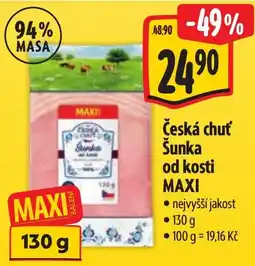Albert Česká chuť šunka od kosti maxi nabídka
