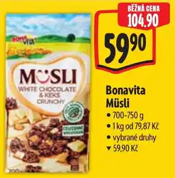 Albert Bonavita Müsli nabídka