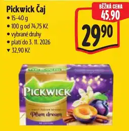 Albert Pickwick čaj nabídka